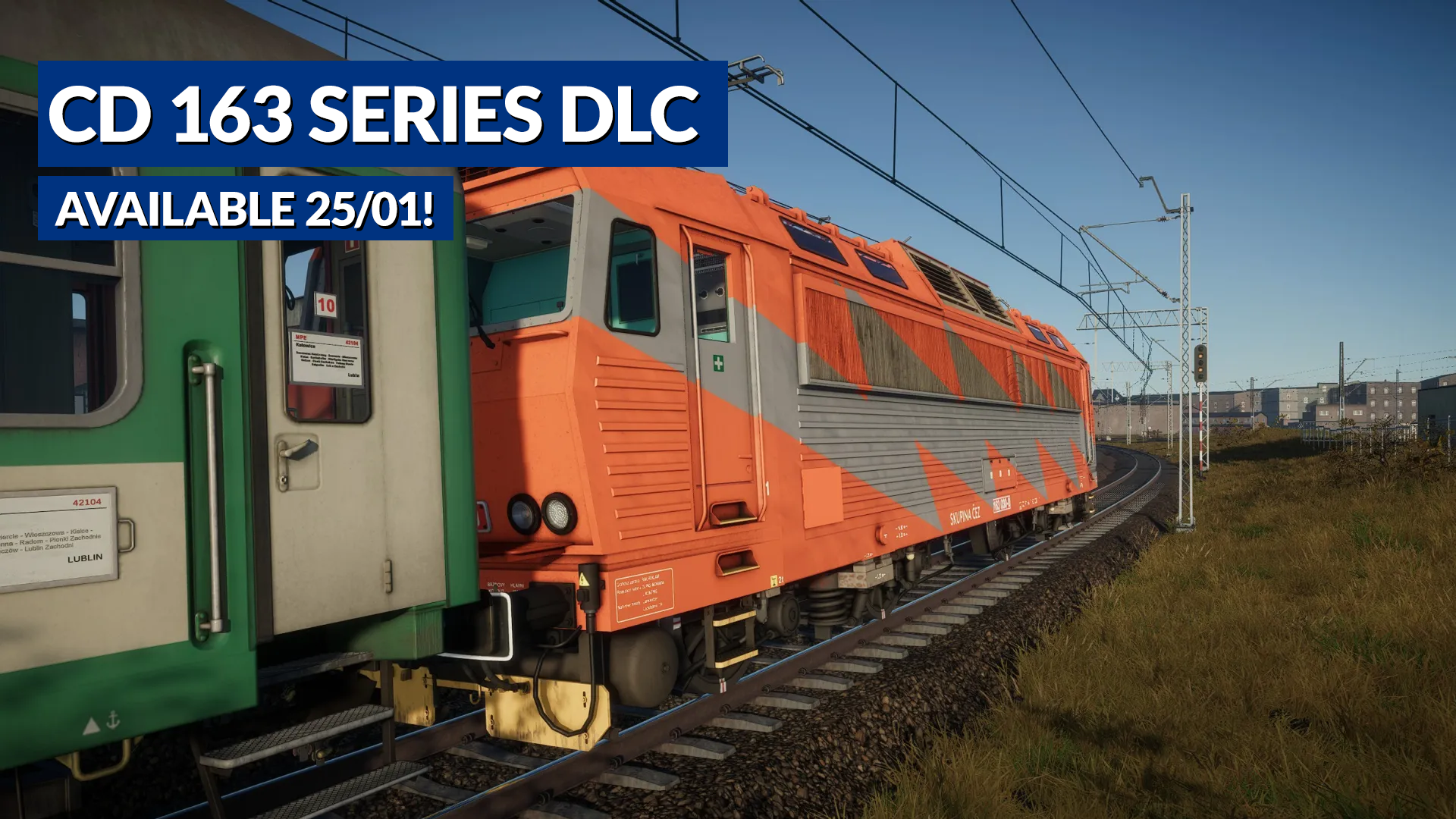 《SimRail》 CD 163 系列DLC将于1月25日发布